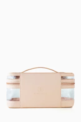 the Virgins feather いなそ clear vanity bag 
