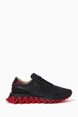Buy Christian Louboutin Multicolour Loubishark Sneakers in Leather For Men Online Ounass Saudi