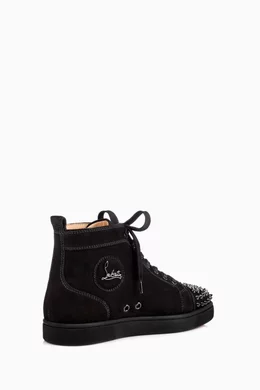 Christian louboutin sneakers suede hot sale