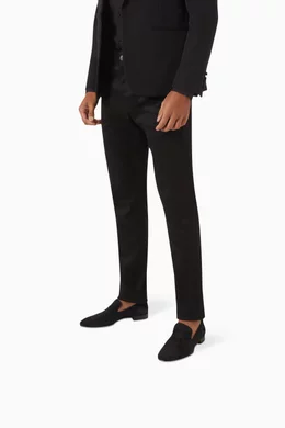 Buy Christian Louboutin Black Dandelion Loafer Flats in Veau Velours For Men Online Ounass Saudi