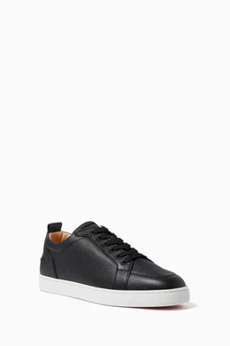 Buy Christian Louboutin Black Ratunlow Sneakers in Calf Leather For Men Online Ounass Saudi