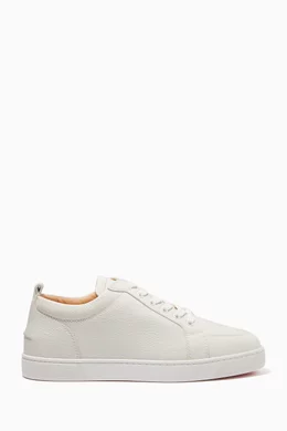 Buy Christian Louboutin Neutral Ratunlow Sneakers in Calf Leather For Men Online Ounass Saudi
