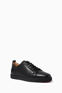 Buy Christian Louboutin Black Louis Junior Sneakers in Calf Leather For Men Online Ounass Saudi