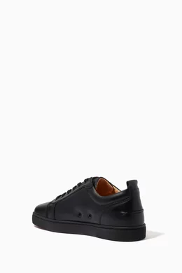 Buy Christian Louboutin Black Louis Junior Sneakers in Calf Leather For Men Online Ounass Saudi