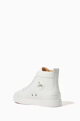 Louboutin white high top store