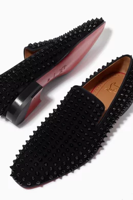 Christian louboutin spiked loafers outlet