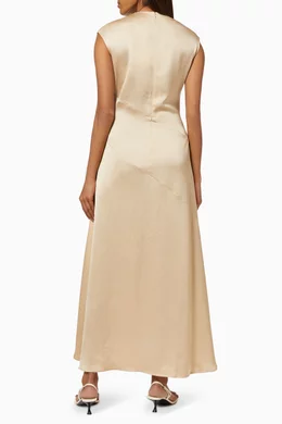 anna quan brown dress Angelina Dress