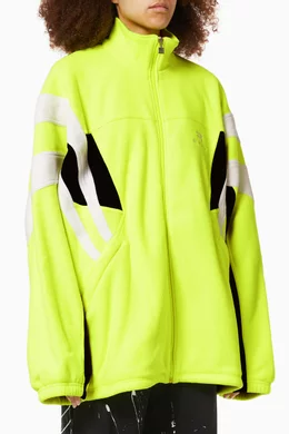 Buy Balenciaga Yellow Sporty B Cosy Tracksuit Jacket in Double