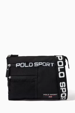 Buy Polo Ralph Lauren Black Polo Sport Crossbody Bag in Recycled Polyester For Men Online Ounass Saudi