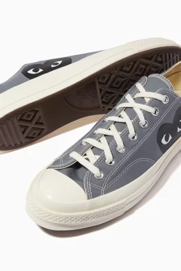 Buy Comme des Garçons PLAY Grey x Converse Chuck 70 Low Top