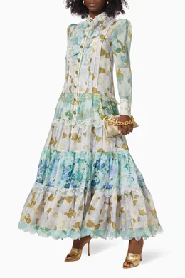 chinese dress ladies Rhythm Halter Áo Dài Two-Piece Dress main image 1