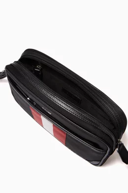 Sling Bag Bally Men Clutch BALLY MEN'S LEATHER CLUTCH BAG IN BLACK