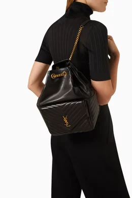 Buy SAINT LAURENT Black Backpack in Lambskin For Women Online Ounass Saudi