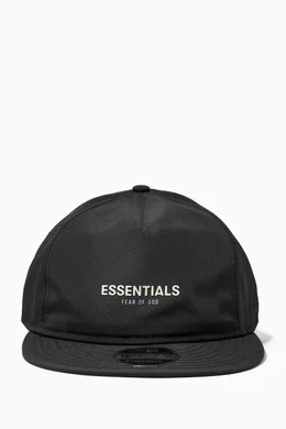 Buy Fear of God Essentials Black x New Era 9FIFTY Strapback Cap