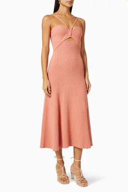open lace back dress LYDIA DRESS (PURPLE LACE)  ANNA QUAN US