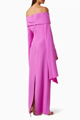 ワンピース SOLACE LONDON Women Mid Skirts OS43021 PUPIN PINK SOLACE London Elina Mini Dress in Ultra Pink | REVOLVE