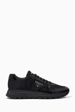Buy Prada Black PRAX 01 Sneakers in Nylon Gabardine For Men Online 