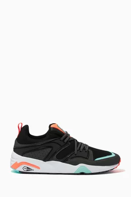 Buy PUMA Select Black Blaze of Glory Reverse Classics Trainers in Mesh Textile For Men Online Ounass Saudi