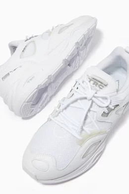 Buy Puma White TRC Blaze Triple Low-top Sneakers in Mesh Leather