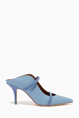 Buy Malone Souliers Blue Maureen 70 Pumps in Nappa For Women