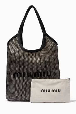 Miu Miu Blue Mesh Flower Shoulder Bag – Treasures of NYC Miu Miu 