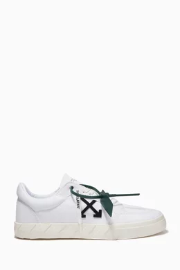 Low Vulcanized Sneakers Off White Arrow Sneakers White Off White