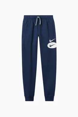 Buy Nike Blue Sportswear Core Joggers in Jersey For Boys Online Ounass Saudi