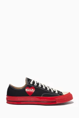 Buy Comme des Garcons PLAY Black x Converse CT70 sneakers in Canvas For Men Online Ounass Saudi