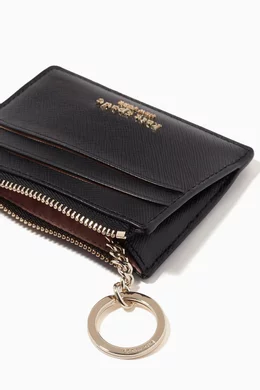 Buy Kate Spade New York Black Spencer Coin Card Holder in Leather For Women Online Ounass Saudi