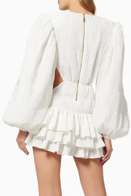 bronx and banco lila mini dress Buy Bronx and Banco White Lila Mini Dress in Viscose Blend For Women Online