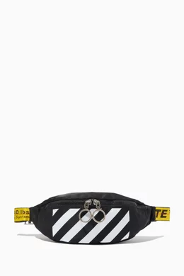 Off white industrial belt bag discount