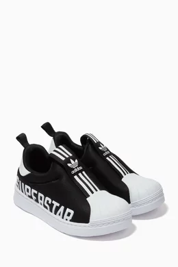 Buy adidas Black Superstar 360 X Sneakers in Mesh For Boys Online Ounass Saudi
