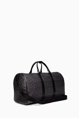 Buy Coach Black Gotham Duffle Bag in Signature Canvas For Men Online Ounass Saudi