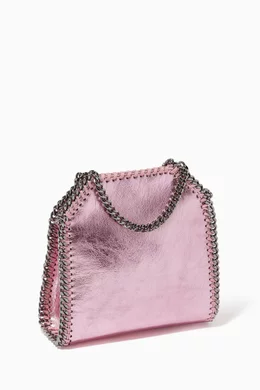Buy Stella McCartney Pink Falabella Tiny Tote in Metallic