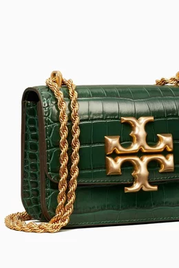 Eleanor Bag in Croc-embossed Leather