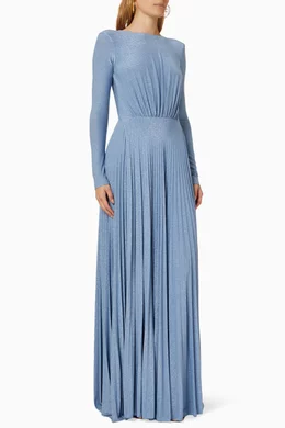 オールインワン・サロペット Elisabetta Franchi Light Blue Viscose Midi Dress Elisabetta Franchi Striped Bustier Midi Dress | Blue | FARFETCH