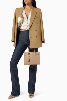 Buy SAINT LAURENT Neutral Baby Classic Sac de Jour in Smooth Leather For Women Online Ounass Saudi