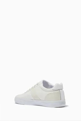 Buy Polo Ralph Lauren White Low Top Sneakers in Canvas For Men Online Ounass Saudi