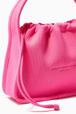 トートバッグ Alexander Wang Pink corduroy small Ryan handbag Buy Alexander Wang Pink Small Ryan Bag in Rib Knit For Women