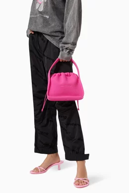 Buy Alexander Wang Pink Small Ryan Bag in Rib Knit For Women