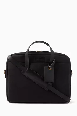 Buy Polo Ralph Lauren Black Laptop Bag in Canvas Leather For Men Online Ounass Saudi