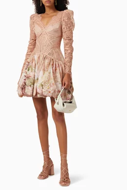 zimmermann dancer lace mini dress SPRING READY TO WEAR 2022 CAMPAIGN
