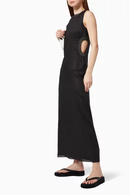 chinese dress ladies Slip Dress | Black main image 0