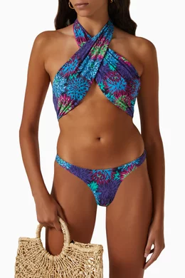 Buy Reina Olga Blue Showpony Trinkini For Women Online