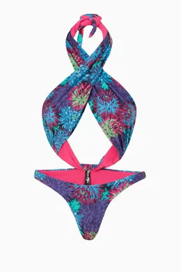 ビキニ Reina Olga SS25 SHOWPONY (SHOWPONY B) Showpony Swimsuit // 3 Tone Safari | Reina Olga