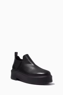 THE ROW Robin leather Chelsea boots シューズ