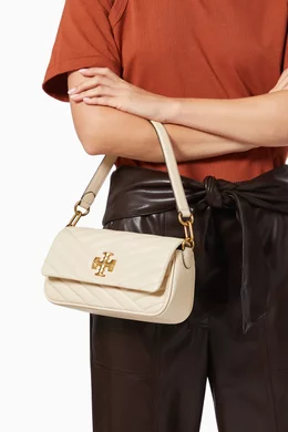 Buy Tory Burch Neutral Kira Chevron Small Shoulder Bag in Quilted Leather For Women Online Ounass Saudi