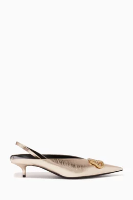 Balenciaga heels gold new arrivals
