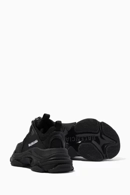 Balenciaga triple s all black clearance