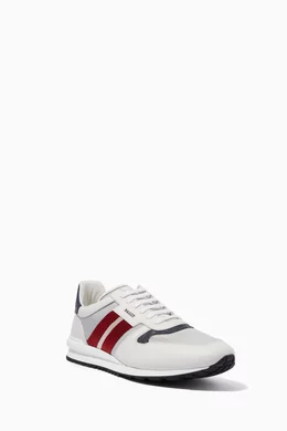 Buy Bally White Astar Sneakers in Leather For Men Online Ounass Saudi